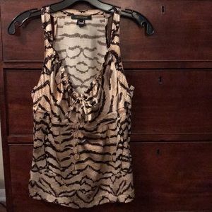 Roberto Cavalli Silk Print Top